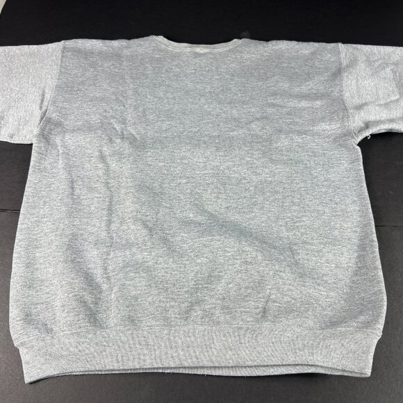 Y2K Champion Texas A&M Aggies Sweatshirt Medium Grey Faded Pullover Crewneck - Picture 11 of 16